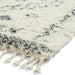 Aspen 1537 Modern Moroccan Berber Soft Plush Boho Shaggy Tassel Ivory/Grey Rug