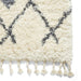 Aspen 1799 Modern Moroccan Berber Soft Plush Boho Shaggy Tassel Ivory/Grey Rug