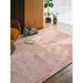 Aston Modern Plain Distressed Shimmer Hand-Woven Textured Viscose Flatweave Copper Rug