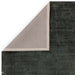 Aston Modern Plain Distressed Shimmer Hand-Woven Textured Viscose Flatweave Green Rug