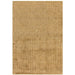 Aston Modern Plain Distressed Shimmer Hand-Woven Textured Viscose Flatweave Ochre Rug