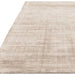 Aston Modern Plain Distressed Shimmer Hand-Woven Textured Viscose Flatweave Sand Rug