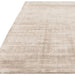 Aston Modern Plain Distressed Shimmer Hand-Woven Textured Viscose Flatweave Sand Rug