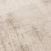 Aston Modern Plain Distressed Shimmer Hand-Woven Textured Viscose Flatweave Sand Rug