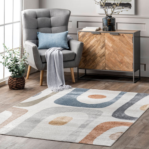 Astra Multicolor Abstract Area Rug 160x230 cm