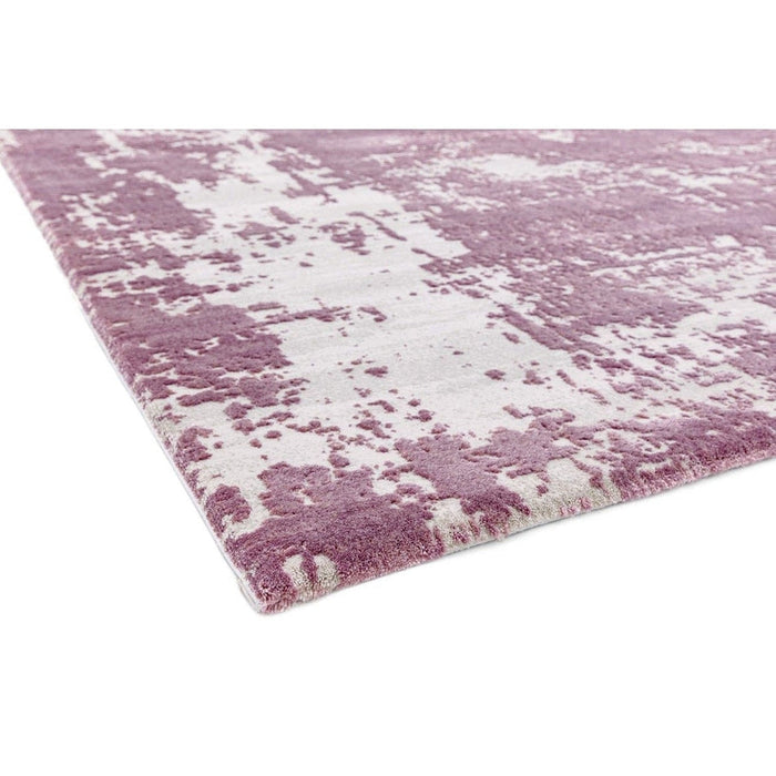 Astral AS05 Modern Abstract Distressed Shimmer Textured Soft-Touch Acrylic Heather/Pink/Light Grey/Cream Rug