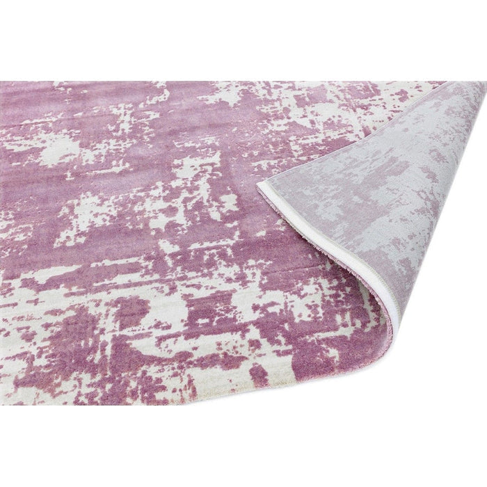 Astral AS05 Modern Abstract Distressed Shimmer Textured Soft-Touch Acrylic Heather/Pink/Light Grey/Cream Rug