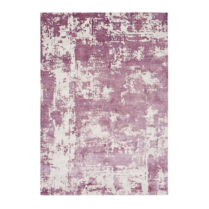 Astral AS05 Modern Abstract Distressed Shimmer Textured Soft-Touch Acrylic Heather/Pink/Light Grey/Cream Rug