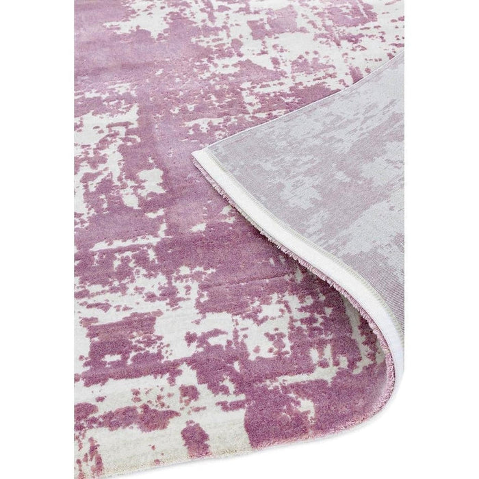 Astral AS05 Modern Abstract Distressed Shimmer Textured Soft-Touch Acrylic Heather/Pink/Light Grey/Cream Rug