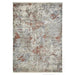 Athena 18597 Traditional Abstract Vintage Distressed Grey/Terracotta Rug
