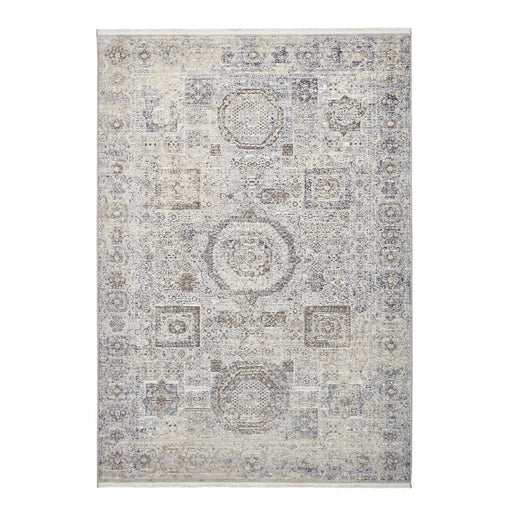 Athena 18599 Traditional Moroccan Vintage Distressed Grey Rug