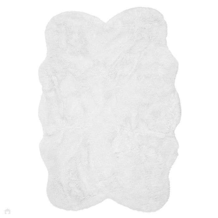 Auckland Faux Fur Cream/White Rug