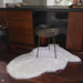 Auckland Faux Fur Cream/White Rug