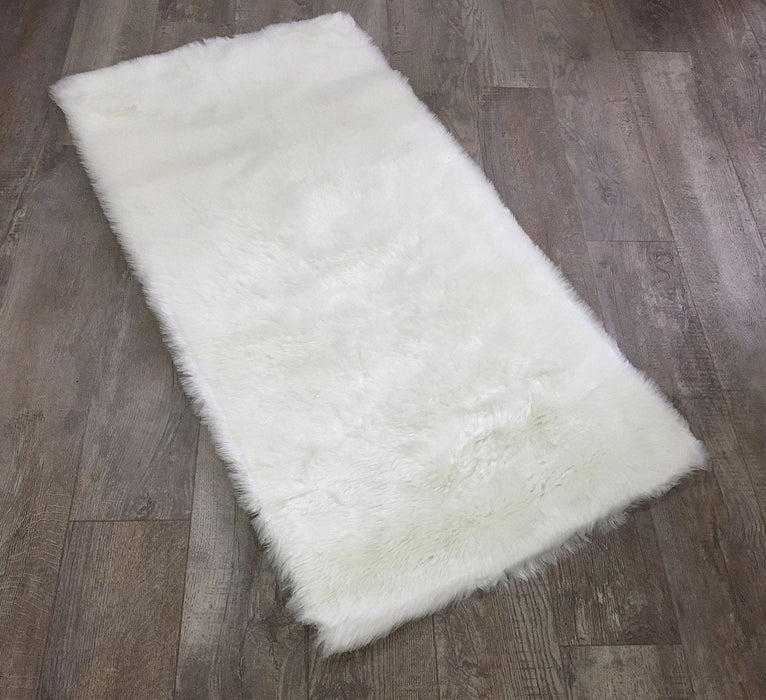 Auckland White Rectangle Rug