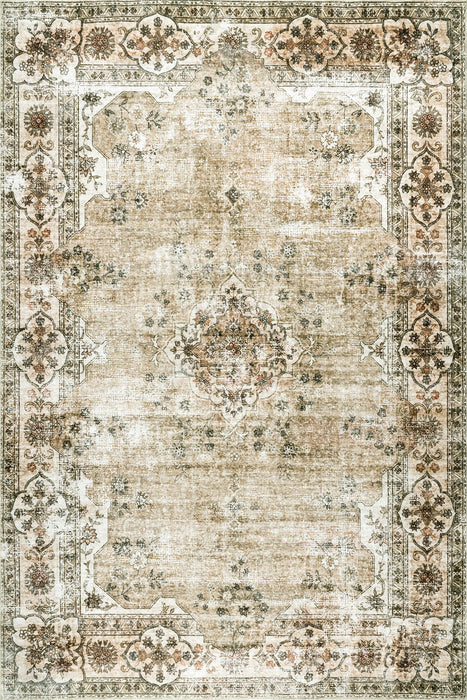 Audrina Persian Washable Area Rug 160x230 cm Beige