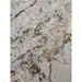 Aurora AU16 Strata Modern Abstract Distressed Marbled Metallic Shimmer Textured High-Density Soft Smooth Flat-Pile Beige/Bronze/Brown/Champagne/Grey Rug