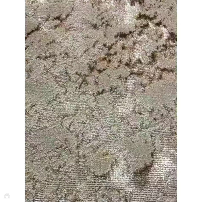 Aurora AU16 Strata Modern Abstract Distressed Marbled Metallic Shimmer Textured High-Density Soft Smooth Flat-Pile Beige/Bronze/Brown/Champagne/Grey Rug