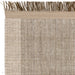 Avalon Modern Plain Beaded Basketweave Hand-Woven Textured Wool Flatweave Forest Green Rug