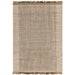 Avalon Modern Plain Beaded Basketweave Hand-Woven Textured Wool Flatweave Forest Green Rug