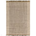 Avalon Modern Plain Beaded Basketweave Hand-Woven Textured Wool Flatweave Forest Green Rug