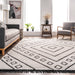 Aviana Fringed Area Rug 160cm x 230cm Beige