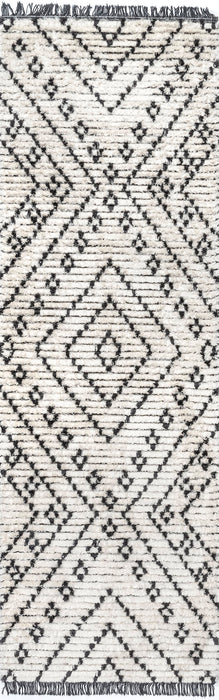 Aviana Fringed Area Rug 160cm x 230cm Beige