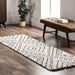 Aviana Fringed Area Rug 160cm x 230cm Beige