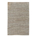 Ayana Hand-Woven Leather Rug in Metallic PU