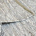 Ayana Hand-Woven Leather Rug in Metallic PU