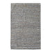 Ayana Hand-Woven Leather Rug in Metallic PU