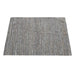 Ayana Hand-Woven Leather Rug in Metallic PU