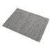 Ayana Hand-Woven Leather Rug in Metallic PU