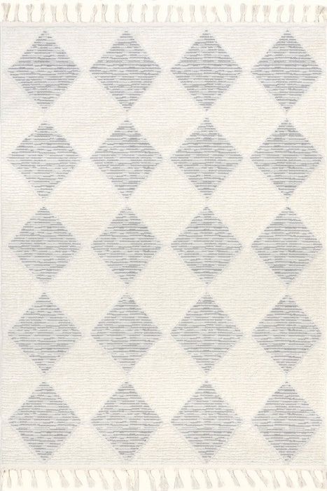 Aylin Tasseled Area Rug Off White 120x180 cm