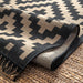 Aztec Black Trellis Area Rug for Modern Living Spaces