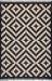 Aztec Black Trellis Area Rug for Modern Living Spaces