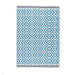 Aztec Blue/Navy Flatweave In-Outdoor Rug