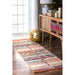 Aztec Design Area Rug 120 cm in Orange