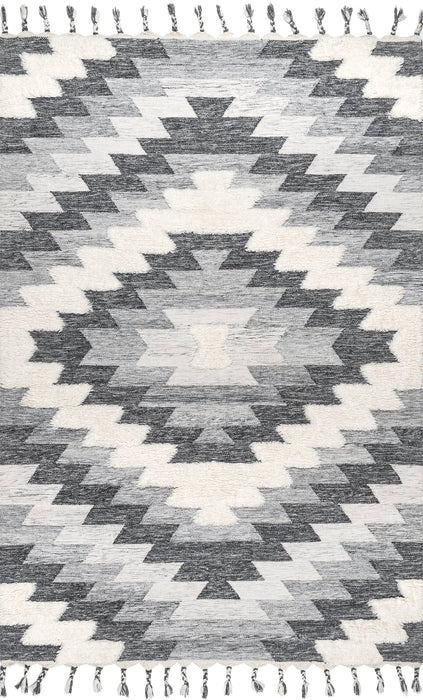 Aztec Grey Area Rug 120x180 cm