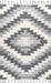 Aztec Grey Area Rug 120x180 cm