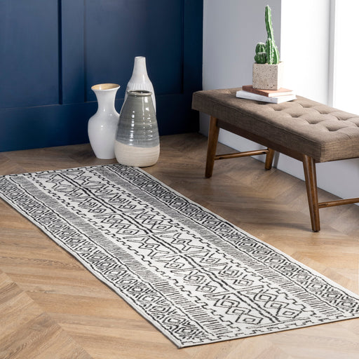 Aztec Grey Area Rug for Home Décor