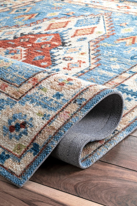 Aztec Medallion Area Rug 160x230 cm Multicolor Design