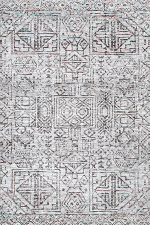 Aztec Pattern Grey Area Rug 160x230 cm