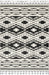 Aztec Pattern Grey Area Rug for Living Room 150x240 cm