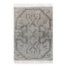 Aztec Print Hemp and Wool Hand-Woven Rug