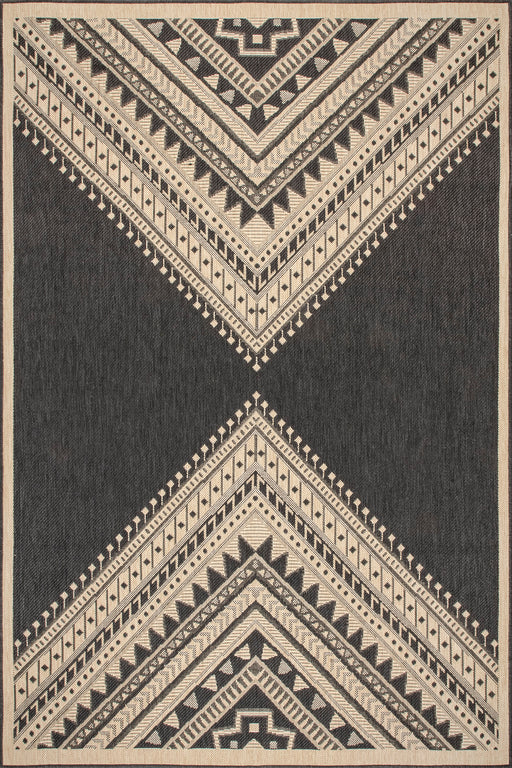 Aztec Prism Area Rug 150x240 cm Charcoal Indoor Outdoor