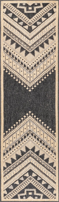 Aztec Prism Area Rug 152x244 cm Charcoal Color