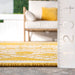 Aztec Prism Yellow Indoor Outdoor Area Rug 140x200 cm