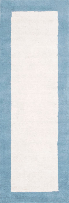 Baby Blue Hand-Tufted Wool Area Rug 120x180 cm