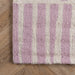 Baby Pink Geometric Wool Area Rug 150x200 cm