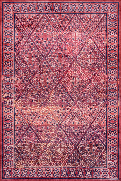 Bagmati Pink Washable Area Rug 180x120 cm